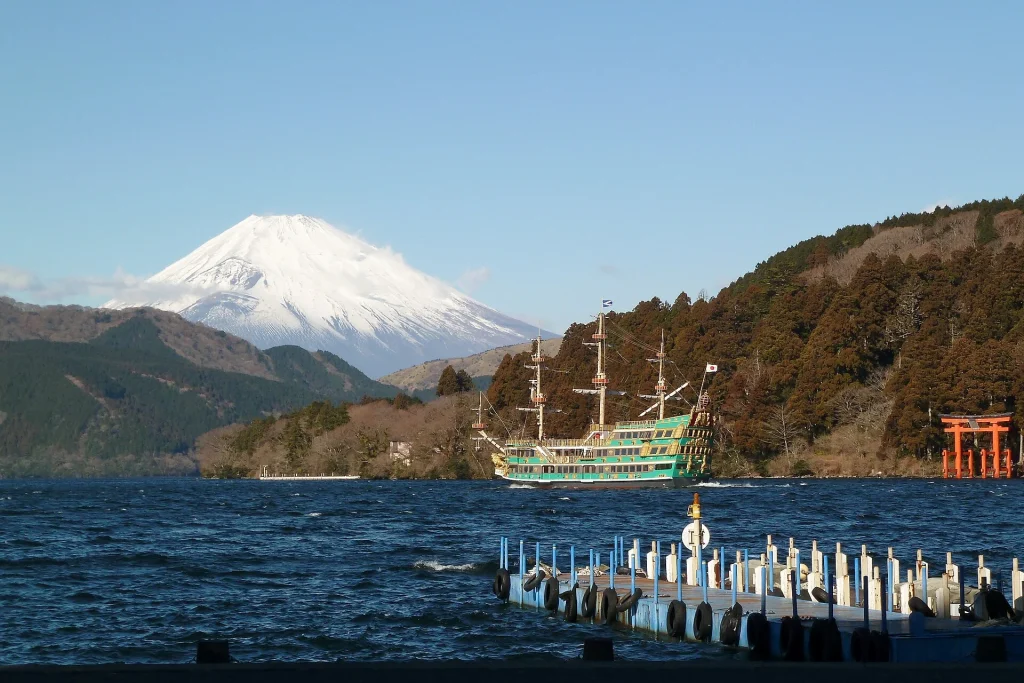 Fuji Dağı ve Ashi Gölü, Japonya